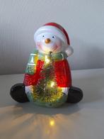 Noël - figurine bonhomme de neige avec sapin de Noël, nouvea, Enlèvement ou Envoi, Neuf