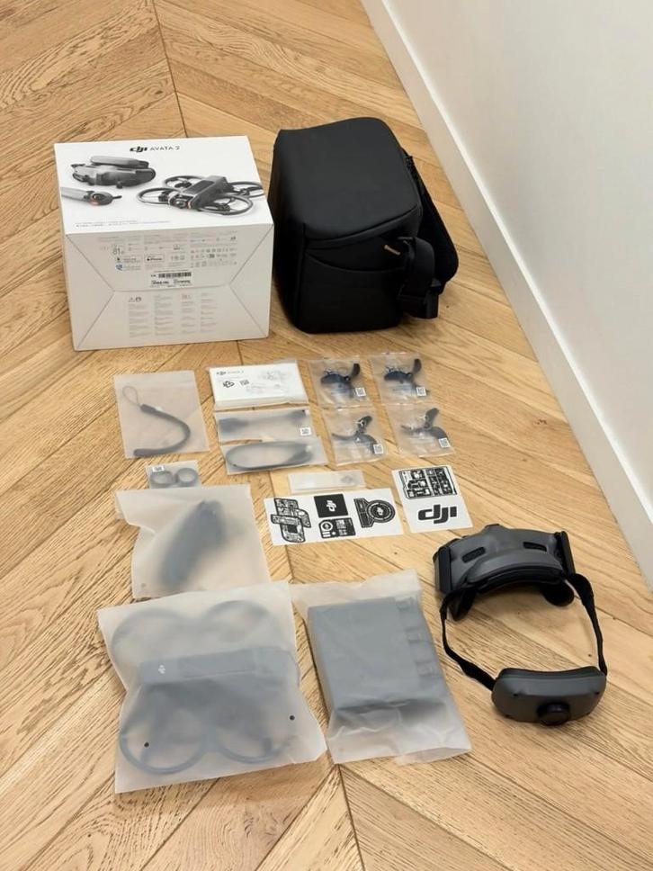 Ensemble DJI Avata 2 - Fly More (3 batteries), TV, Hi-fi & Vidéo, Drones, Comme neuf, DJI, Enlèvement ou Envoi