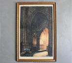 gravure de l'intérieure d'une cathédrale, C Beauchamps (?), Enlèvement ou Envoi