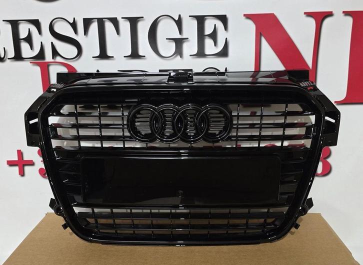 Grill AUDI A1 8X 8X0 Grille HOOGLANS ZWART 2010-2015 NIEUW, Auto-onderdelen, Carrosserie, Bumper, Voor, Nieuw, Herkomst onderdeel bekend