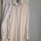 Hemd Hugo Boss 37 wit gestipt, Kleding | Heren, Overhemden, Nieuw, Halswijdte 38 (S) of kleiner, Ophalen of Verzenden, Hugo boss