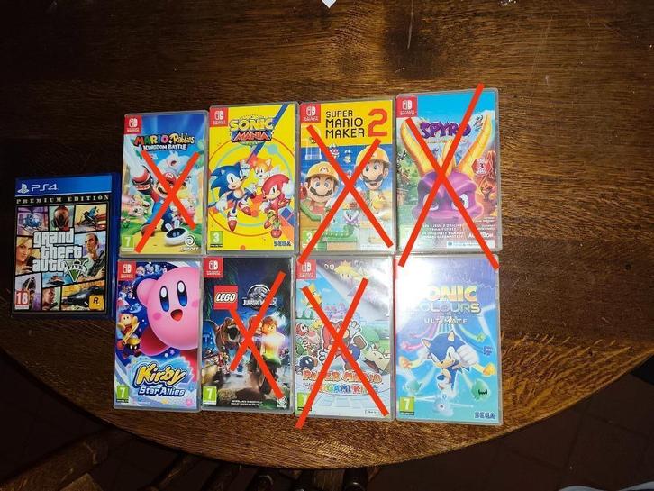 Nintendo switch games, Games en Spelcomputers, Games | Nintendo Switch, Gebruikt, Avontuur en Actie, Ophalen of Verzenden