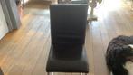 7 lederen design eetkamerstoelen, Ophalen, Gebruikt, Design, 6 tot 8 stoelen