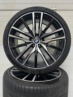 DEMO 22’’ BMW X5 X6 G05 G06 VELGEN ZOMERBANDEN ORIG SET TPMS, Gebruikt, 275 mm, Banden en Velgen, Overige maten