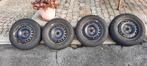 Winterwielen met goede banden VW, Seat, Skoda, Audi,, Auto-onderdelen, Banden en Velgen, Ophalen, 15 inch, Banden en Velgen, Winterbanden