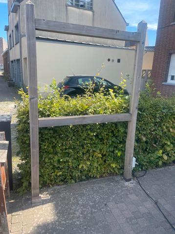 Reclamebord / frame in hout beschikbaar voor biedingen
