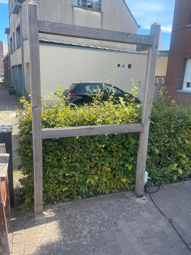 Reclamebord / frame in hout, Diversen, Overige Diversen, Zo goed als nieuw, Ophalen