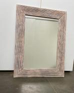 Spiegel met houten omlijsting, Ophalen, Nieuw, Minder dan 100 cm, Rechthoekig