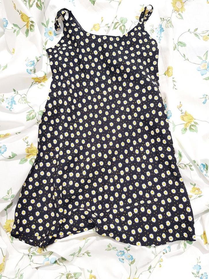 Robe vintage à marguerites🌻🌻 ( Fabrication française), Kleding | Dames, Jurken, Gedragen, Zwart, Ophalen of Verzenden