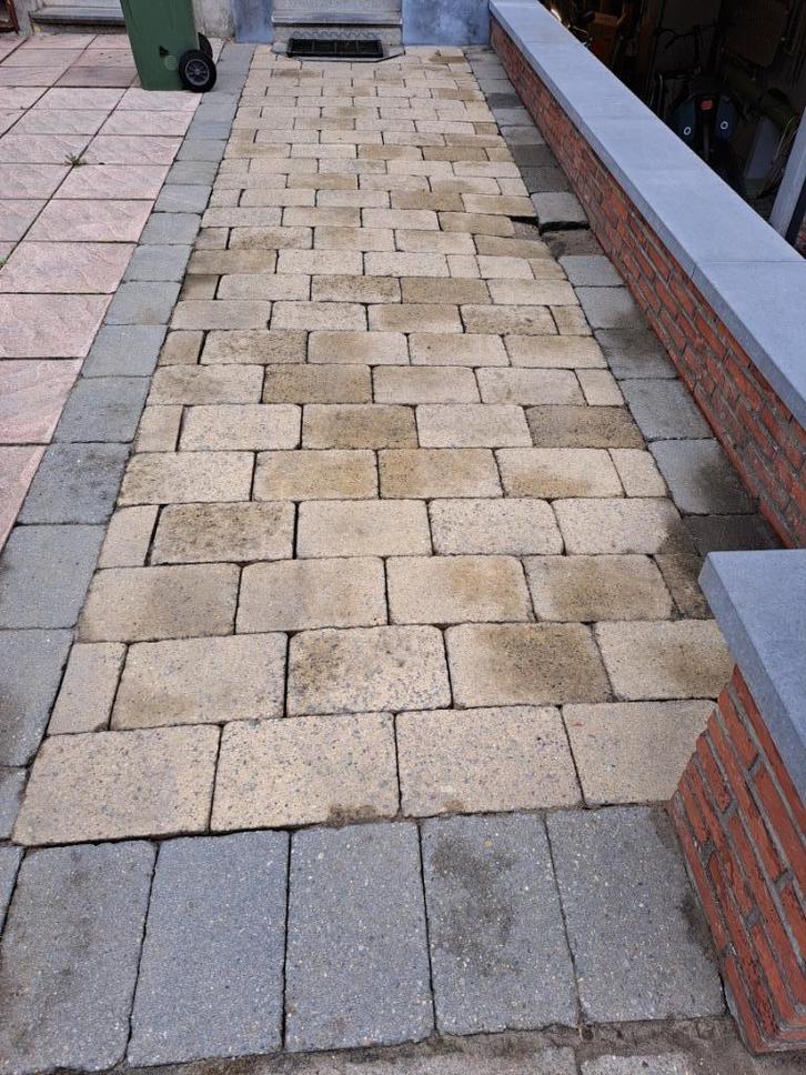 marlux klinkers en boordstenen, Tuin en Terras, Tegels en Klinkers, Gebruikt, Klinkers, Beton, 10 m² of meer, Ophalen