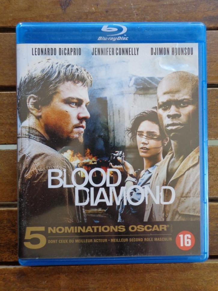 )))  Bluray  Blood Diamond  //  Leonardo DiCaprio  (((, CD & DVD, Blu-ray, Comme neuf, Action, Enlèvement ou Envoi