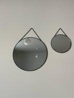 Lot de 2 miroirs ronds, Ophalen, Minder dan 50 cm, Rond, Zo goed als nieuw