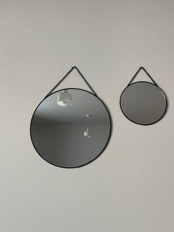 Lot de 2 miroirs ronds beschikbaar voor biedingen