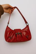 Sac à bandoulière rouge bordeaux, Handtassen en Accessoires, Tassen | Damestassen, Ophalen of Verzenden, Zo goed als nieuw, Rood