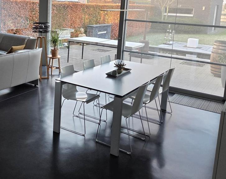 Moderne eettafel 200cm x 100cm (met stoelen mogelijk), Huis en Inrichting, Tafels | Eettafels, Gebruikt, 100 tot 150 cm, 150 tot 200 cm