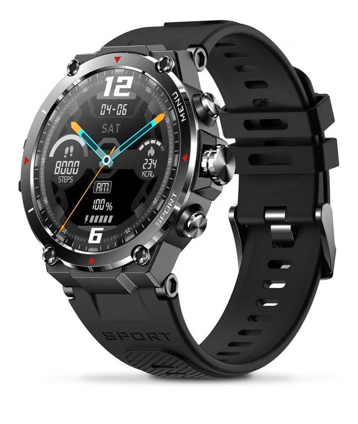 Veho Kuzo F1S smart watch, ongeopende horloge., Bijoux, Sacs & Beauté, Montres de sport, Neuf, iOS, Noir, GPS, Enlèvement