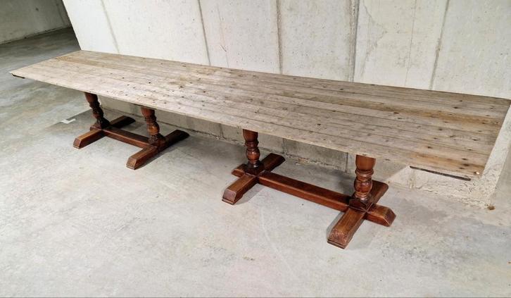 Table de ferme ancienne, Antiquités & Art, Antiquités | Meubles | Tables, Enlèvement