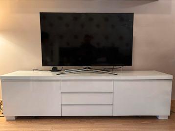 Meuble TV blanc laqué beschikbaar voor biedingen