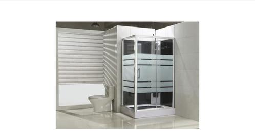 Douchecabine met thermostaatkraan zitje ..120 x 90 x 218 cm, Doe-het-zelf en Bouw, Sanitair, Zo goed als nieuw, Douche, Inox, Ophalen