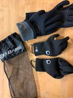 2x Duikhandschoenen, Watersport en Boten, Watersportkleding, Wetsuit, Bare, Ophalen of Verzenden, Zo goed als nieuw
