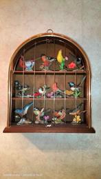 Collection d'oiseaux en porcelaine avec cage, Collections, Porcelaine, Cristal & Couverts, Statue(s), Enlèvement ou Envoi, Porcelaine