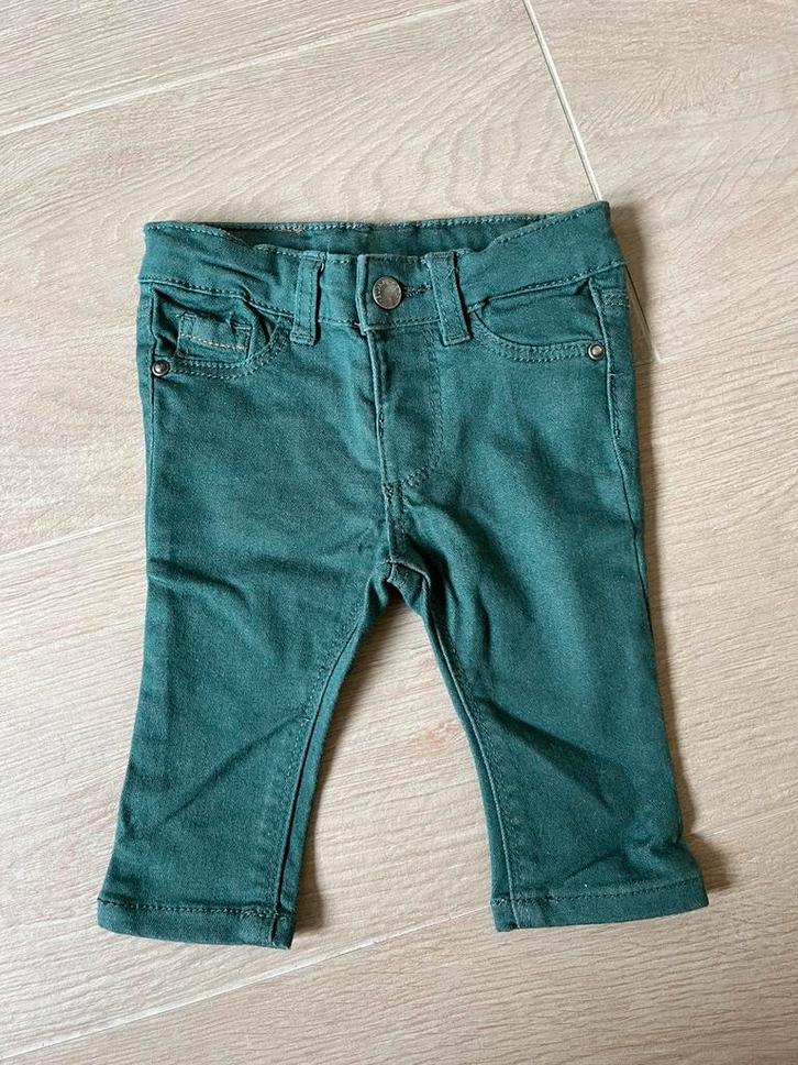 Groene JBC babybroek – maat 62, Kinderen en Baby's, Babykleding | Maat 62, Zo goed als nieuw, Broekje, Ophalen of Verzenden