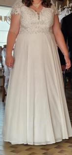 Trouwkleed 46/48 met hoepel erbij, Kleding | Dames, Ophalen