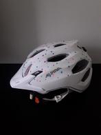 Casque de vélo Alpina Carapax JR Taille 51-56cm Blanc à pois, Vélos & Vélomoteurs, Comme neuf, Alpina, Garçon ou Fille, Autres tailles