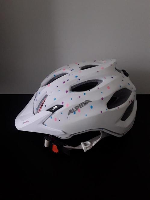 Casque de vélo Alpina Carapax JR Taille 51-56cm Blanc à pois, Vélos & Vélomoteurs, Accessoires vélo | Casques de vélo, Comme neuf