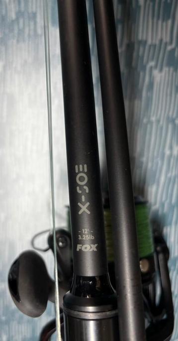 2 sets Fox Eos X + Daiwa Crosscast 35 SCW 5000 beschikbaar voor biedingen