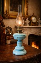 Antiek franse opaline petroleumlamp 62 cm, Enlèvement