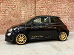 Prachtige ABARTH 595 Scorpioneoro , 4588km en met garantie!, Auto's, Abarth, Voorwielaandrijving, 4 zetels, Leder en Stof, Zwart