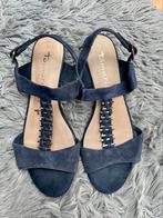 Sandale à petit talon - Tamaris - pointure 37 - bleu, Vêtements | Femmes, Chaussures, Bleu, Enlèvement ou Envoi, Sandales et Mûles