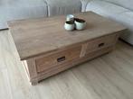 Eiken salontafel, 100 tot 150 cm, Eikenhout, Zo goed als nieuw, Landelijke stijl