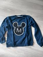 Donkerblauwe trui maat 140, Enlèvement ou Envoi, Comme neuf, Fille, Pull ou Veste