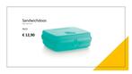 tupperware sandwichdoos, Ophalen, Nieuw, Groen, Overige typen