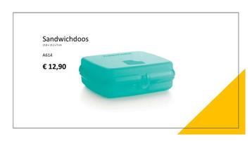 tupperware sandwichdoos beschikbaar voor biedingen