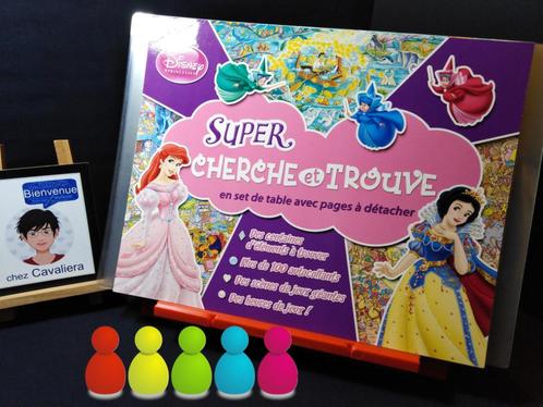 Super Zoek en vind Disney - 32 A3-scènes + leeg landschap, Verzamelen, Disney, Zo goed als nieuw, Plaatje of Poster, Overige figuren