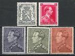 1940 Staatswapen + Leopold III  OBP 527/31**, Postzegels en Munten, Orginele gom, Ophalen of Verzenden, Zonder stempel, Postfris