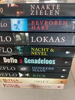 Deflo - Genadeloos  in totaal 9 stuks aan 3 euro het stuk, Boeken, Thrillers, Deflo, Ophalen of Verzenden, Zo goed als nieuw