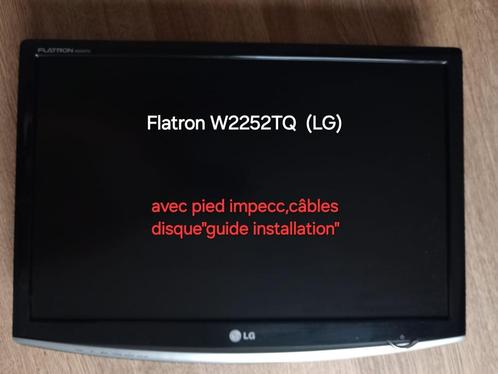 Écran LG Flatron W2252TQ, Computers en Software, Monitoren, Zo goed als nieuw, 60 Hz of minder, DVI, VGA, TN, HD, 1 tot 2 ms, Ophalen