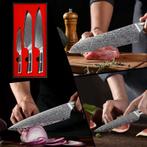 Damascus Messenset – 67 Lagen Staal, Huis en Inrichting, Ophalen of Verzenden, Nieuw, Overige materialen, Bestekset