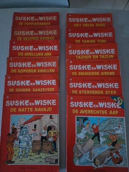 12 x Suske et Wiske, 1ère édition., Livres, BD, Comme neuf, Plusieurs BD, Enlèvement ou Envoi