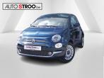 Fiat 500 1.0i HYRBID Navi LED PDC Dolcevita, Auto's, Fiat, 88 g/km, Zwart, Blauw, Bedrijf