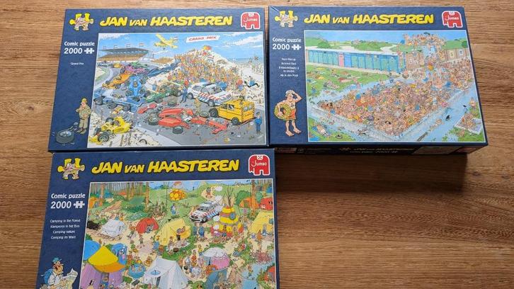 Jan van Haasteren puzzels, Hobby en Vrije tijd, Denksport en Puzzels, Zo goed als nieuw, Legpuzzel, Meer dan 1500 stukjes, Ophalen