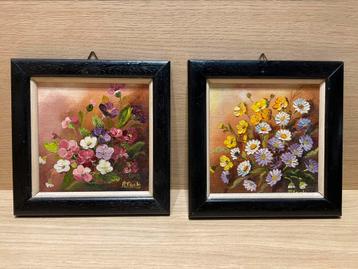 Alice Tack - Bloemenstilleven Olieverfschilderij Alice Tack beschikbaar voor biedingen