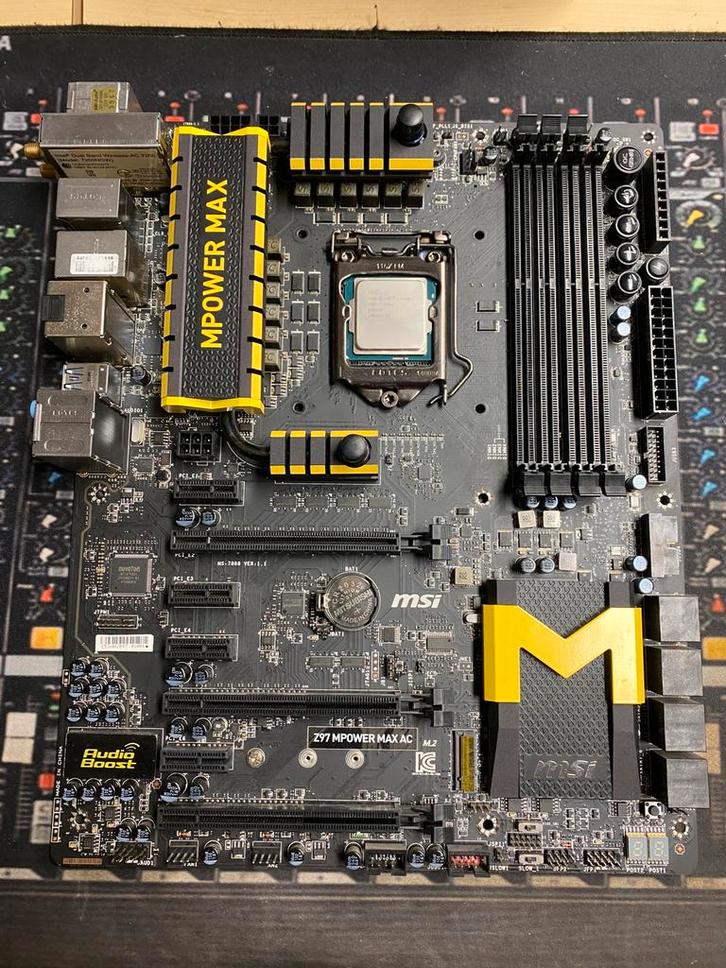 Msi z97 Mpower MAX AC, Computers en Software, Moederborden, Zo goed als nieuw, DDR3, Ophalen of Verzenden