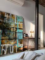 Peinture abstraite 150x150 Alain Schank 2015, Enlèvement