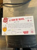 Petit panneau publicitaire Jij van Duvel, Enlèvement ou Envoi, Neuf, Panneau, Plaque ou Plaquette publicitaire, Duvel