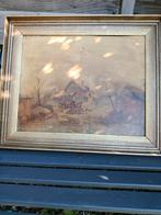 2 schilderijen Hongaarse, Antiek en Kunst, Ophalen